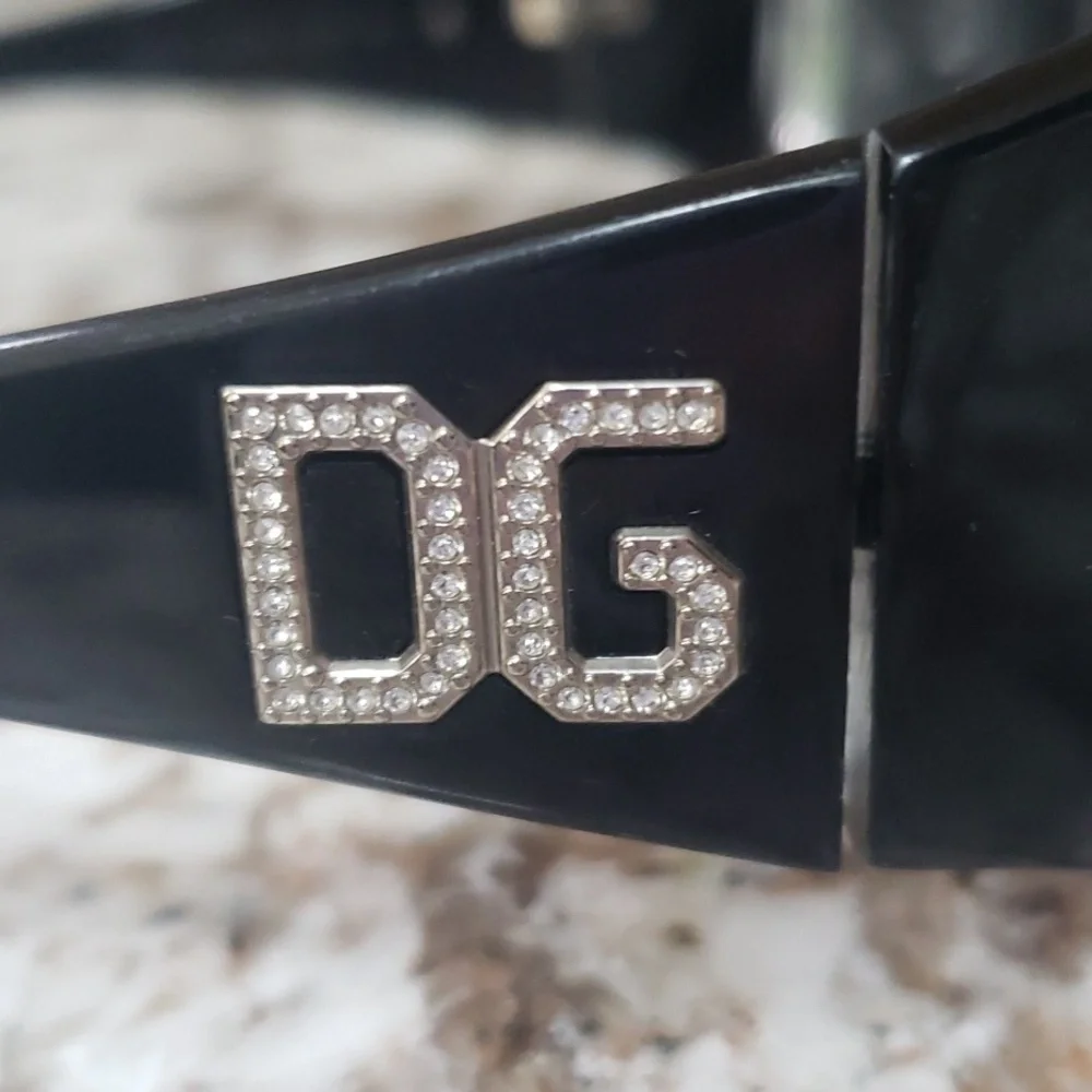 Dolce & Gabbana Black Oversized Sunglasses